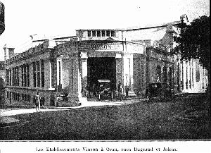 Oran - Rue Bugeaud et Jalras  - Garage Vinson